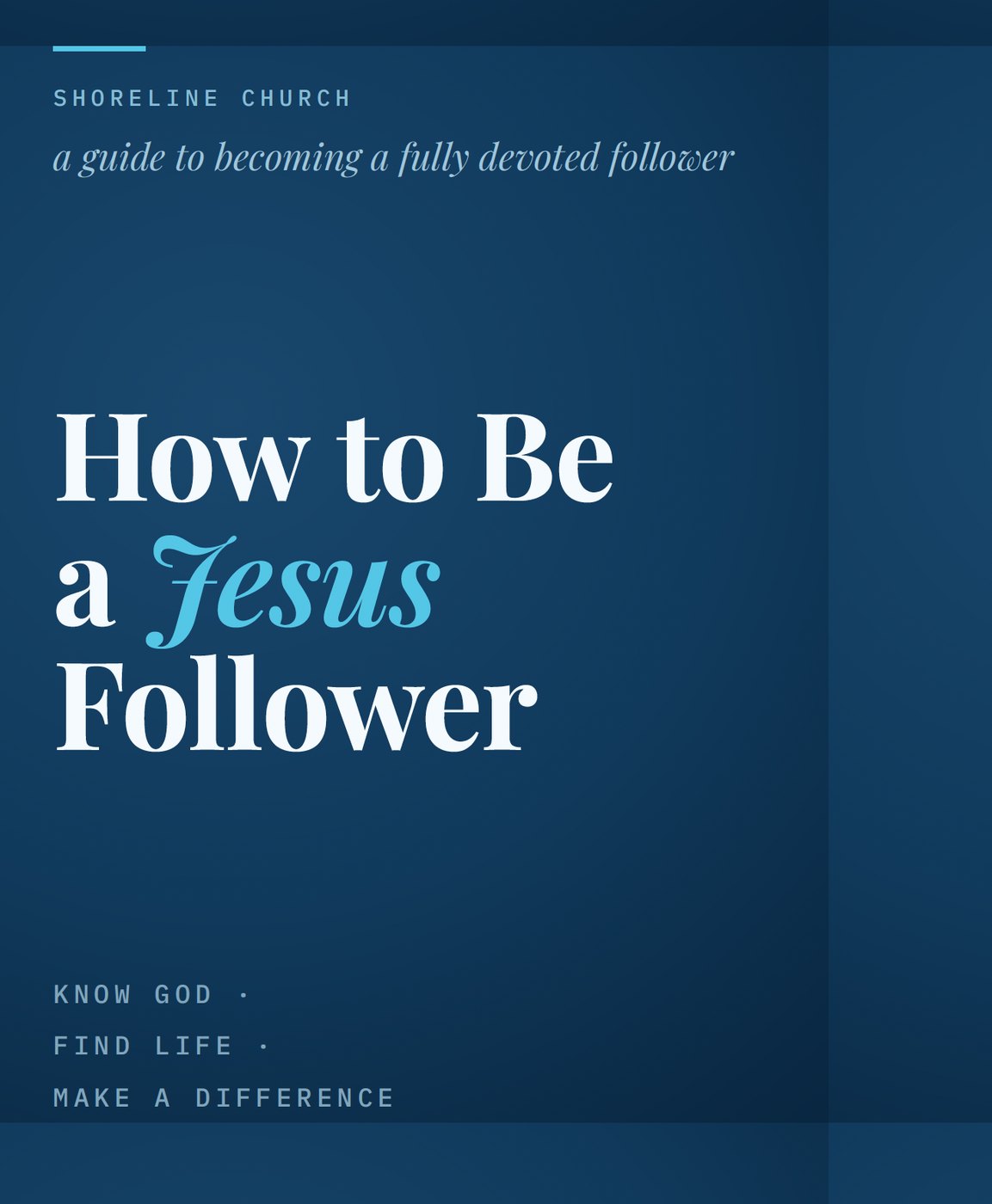 Cover of the How to Be a Jesus Follower guide