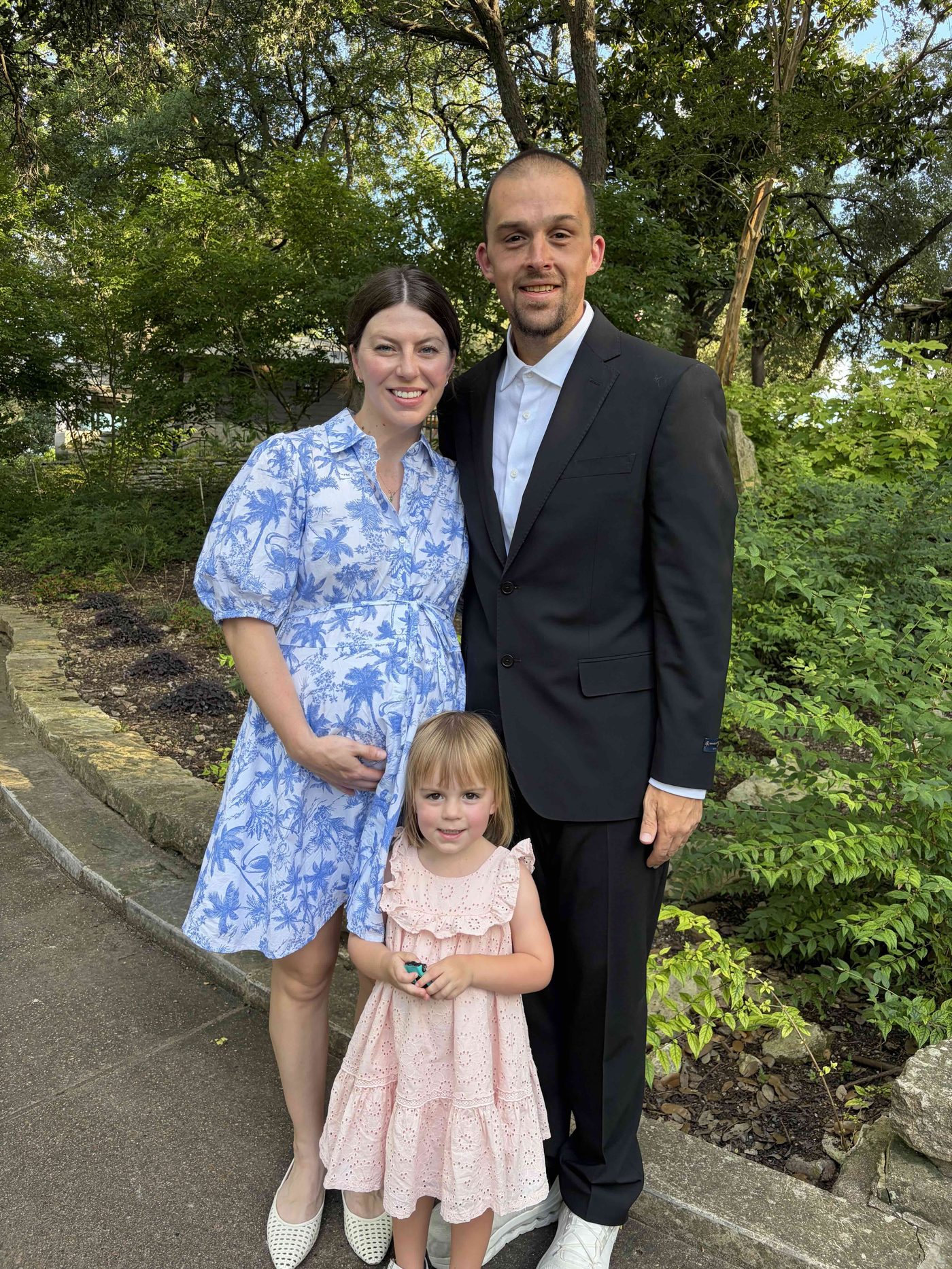 Pastors Luke and Emily Koke with their daughter Gemma