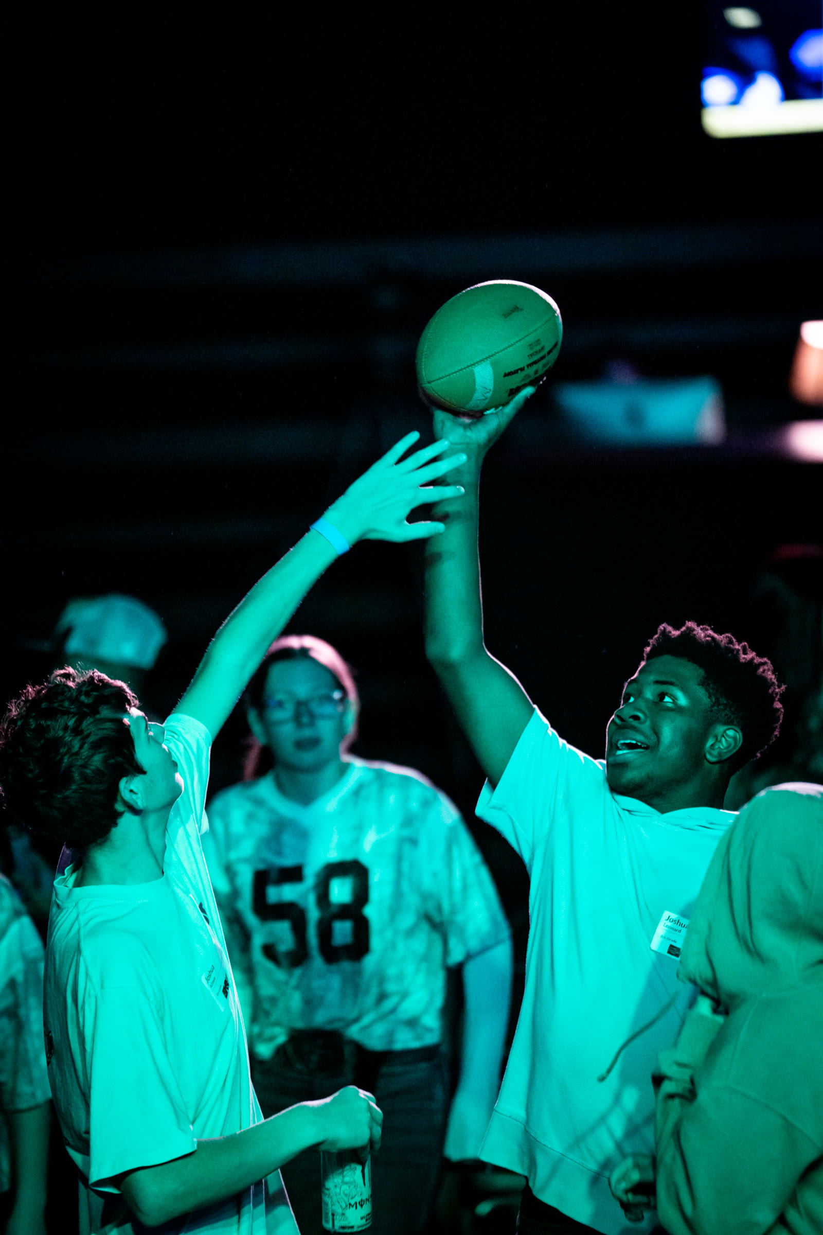 Students together at the Shoreline South Campus youth room